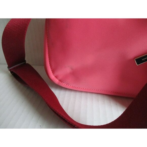 *kate spade New York Pink Canvas Crossbody Shoulder Bag w Matching Coin Purse - Picture 4 of 7